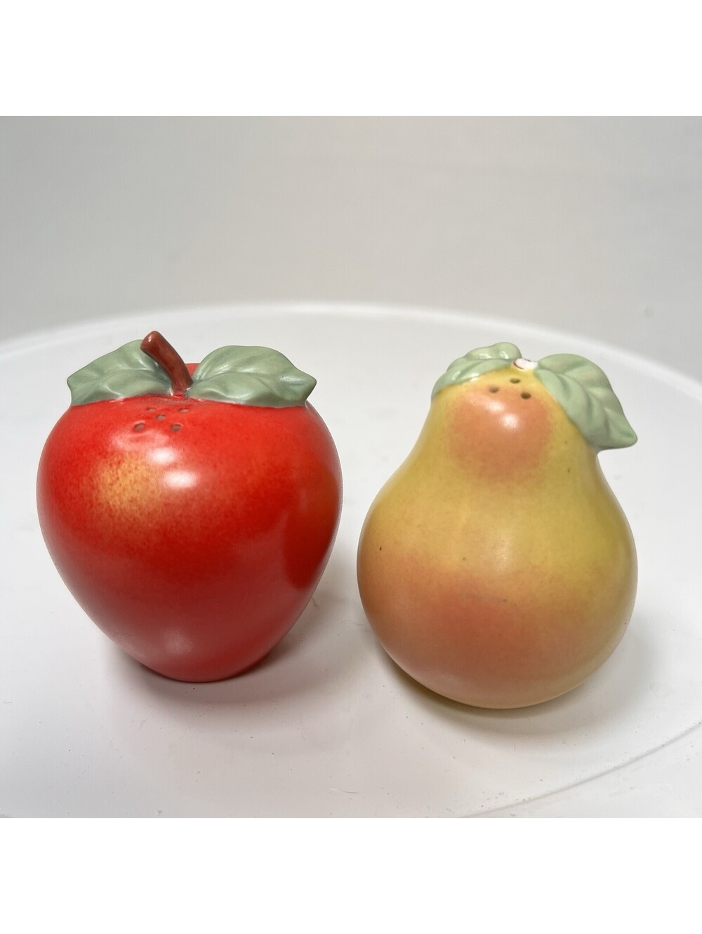Lenox Salt & Pepper Shaker Set - Apple And Pear 2.75" NEW Never Used